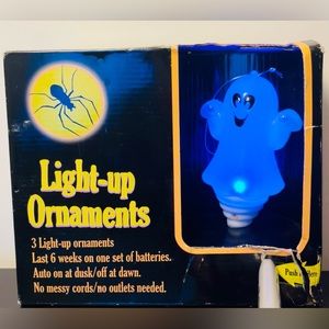 Halloween Light Up Ghost Ornaments